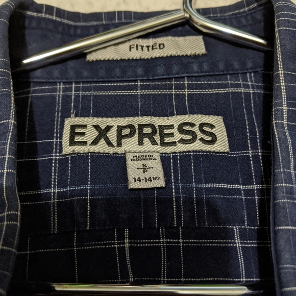 Express fitted button down shirt small (S) - Picture 2 of 3